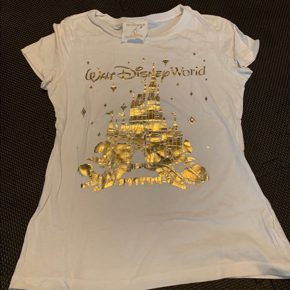 Disney Tops - Gold Walt Disney World Shirt